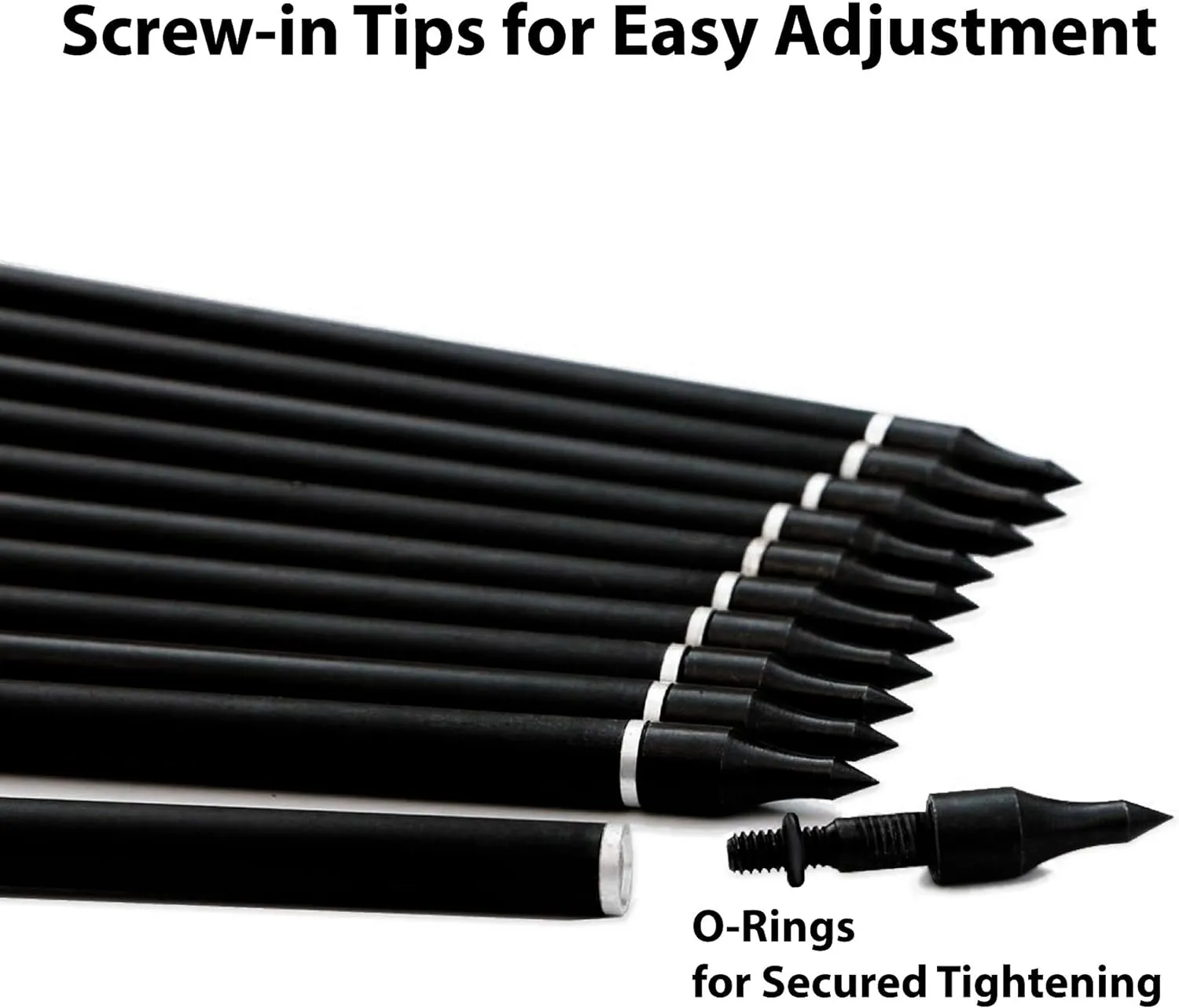 30" Carbon Arrows set 12 Pack