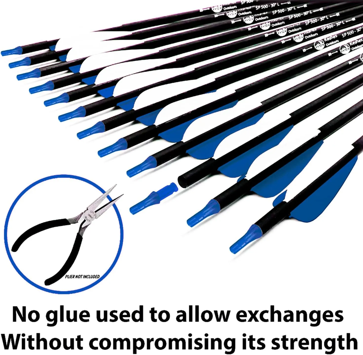 30" Carbon Arrows set 12 Pack