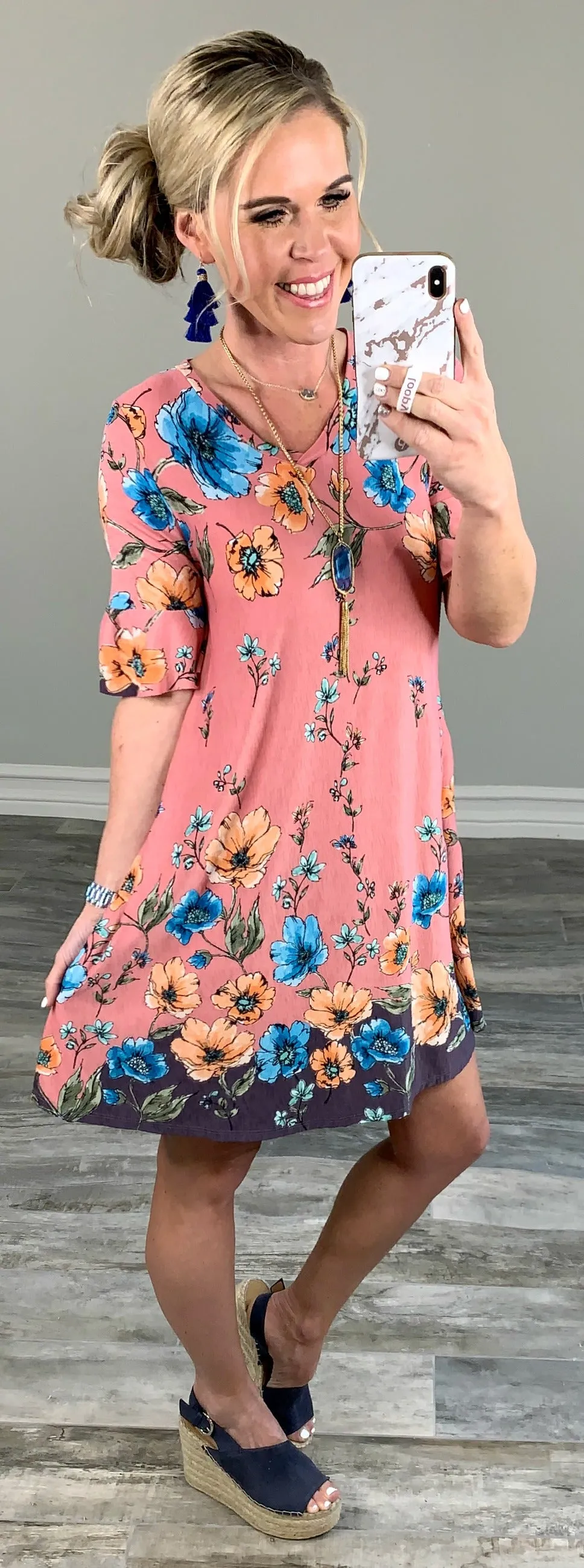 Always in Bloom Pocket Dress