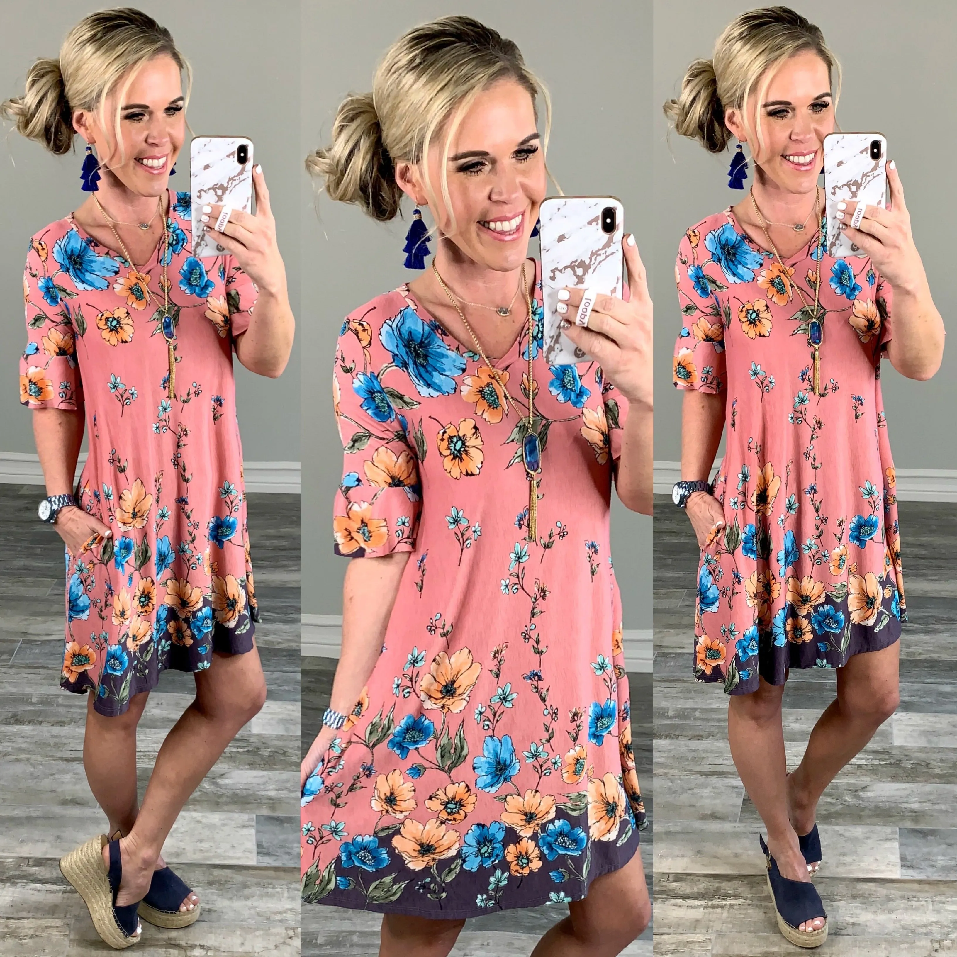 Always in Bloom Pocket Dress