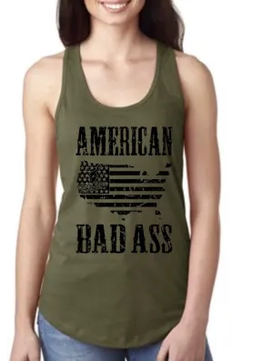 American Badass Tank Top By Dirty Doe