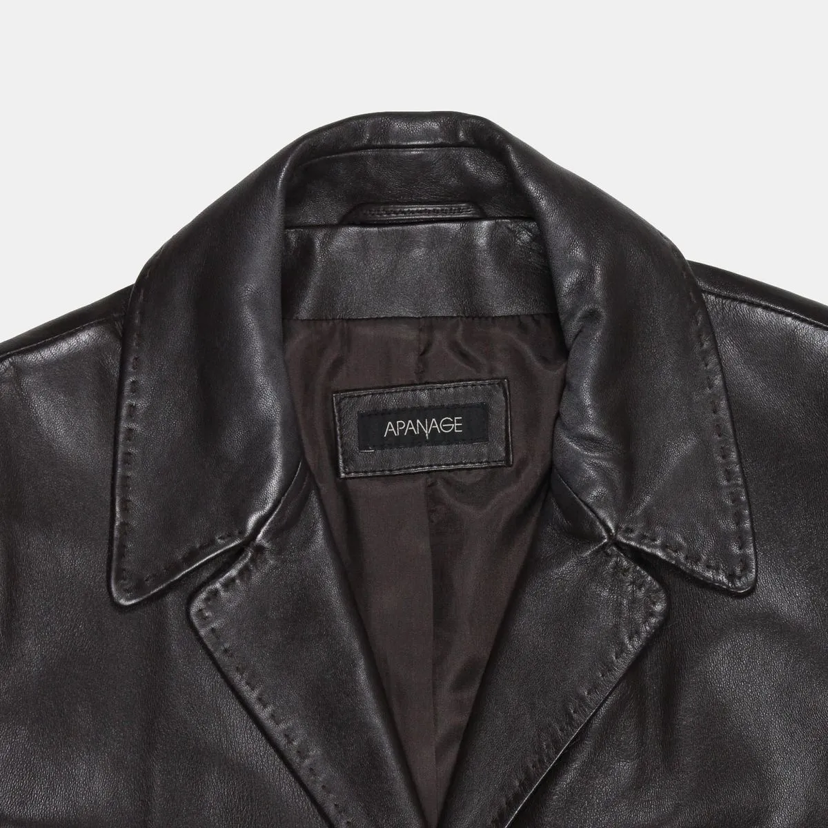 Apanage Leather Coat