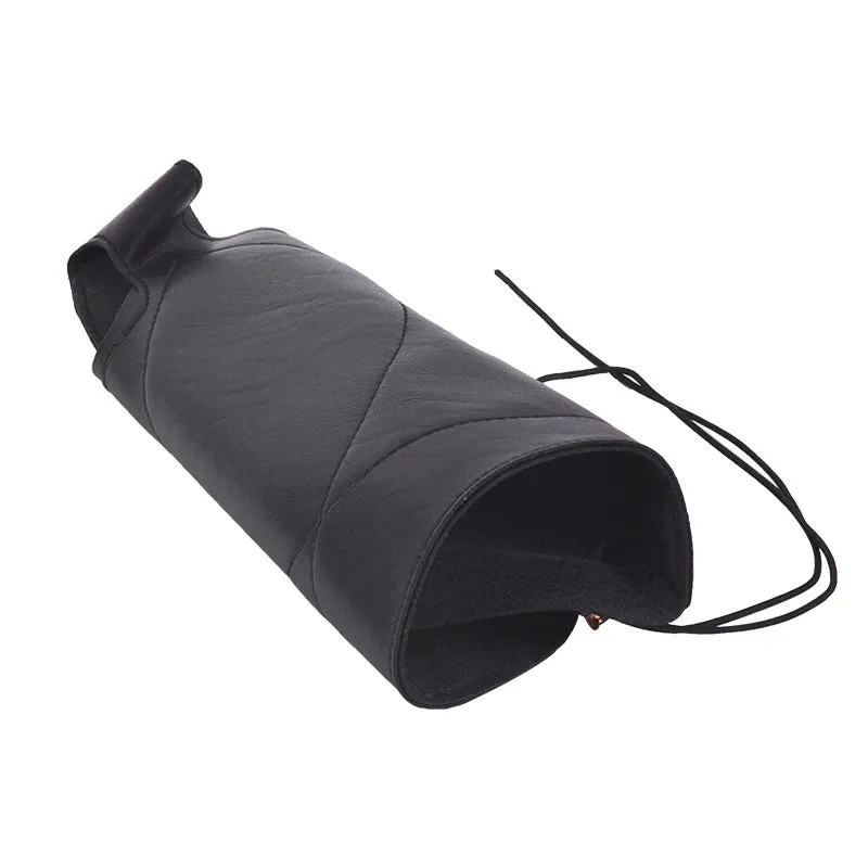 Arm Guard Cow Leather Arm Protector Adjustable Strap for Recurve Bow