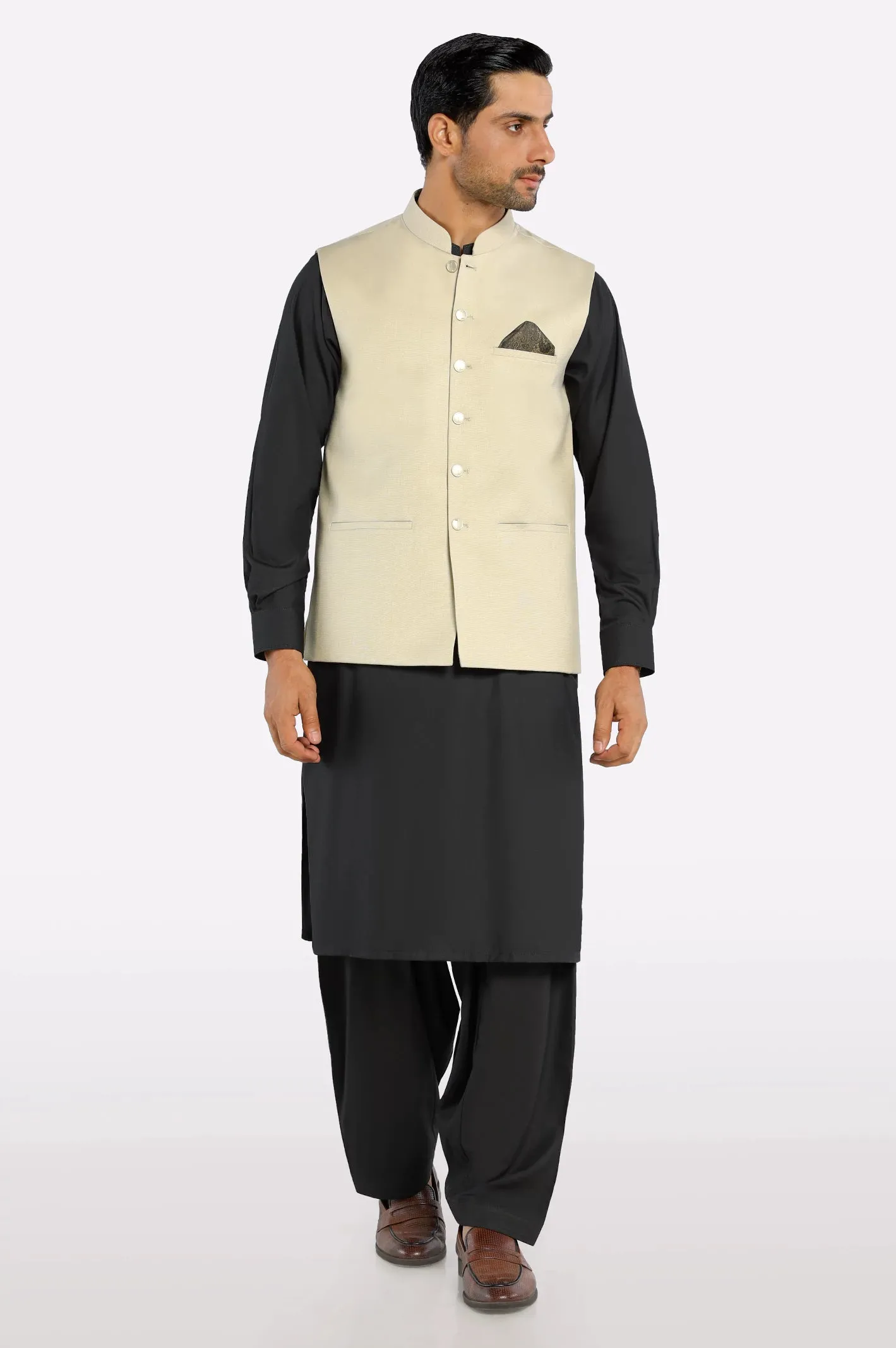 Beige Waistcoat