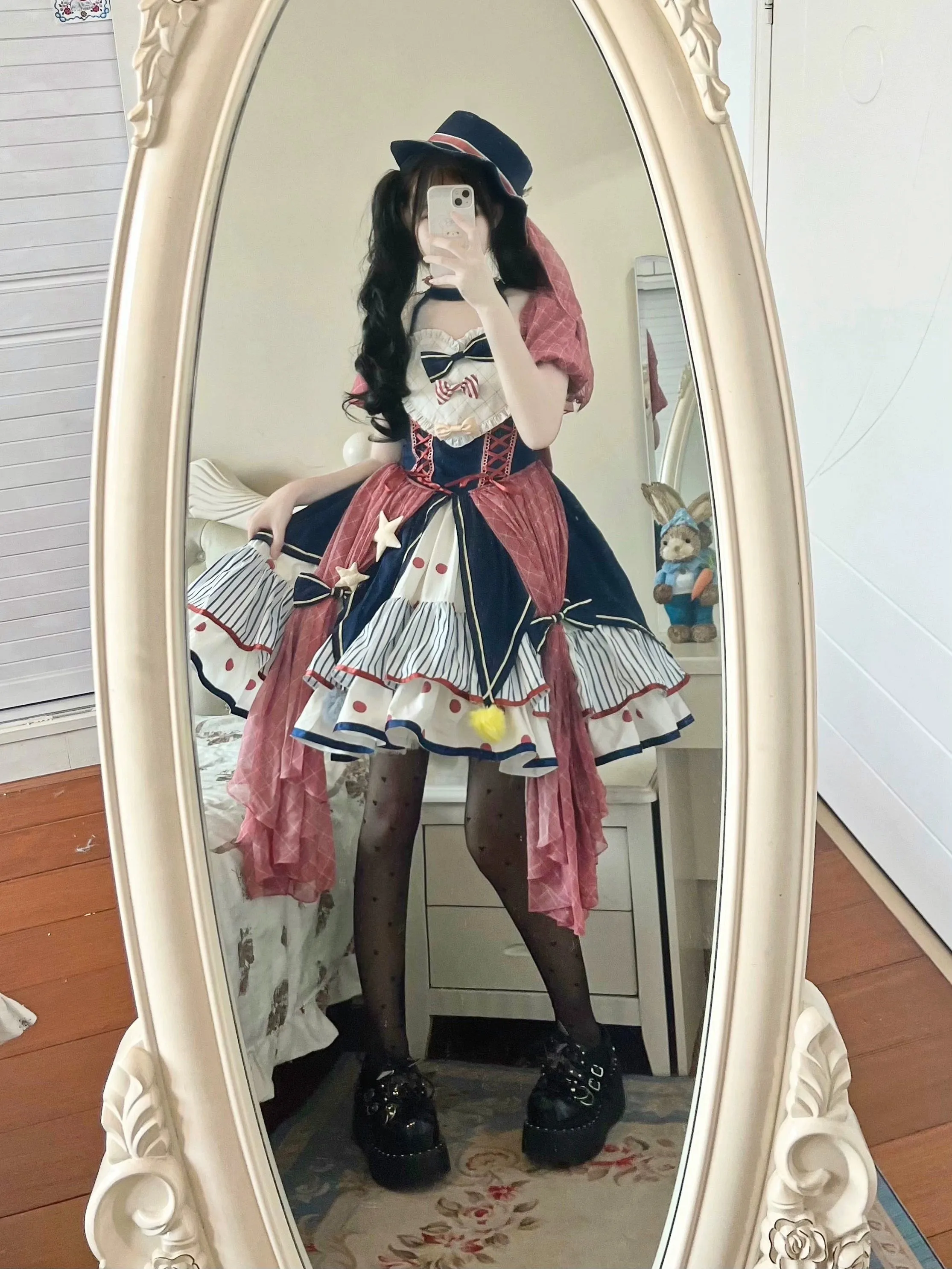 (BFM)Puppet Night~Circus Troupe~Daily Sweet Lolita Halter Dress