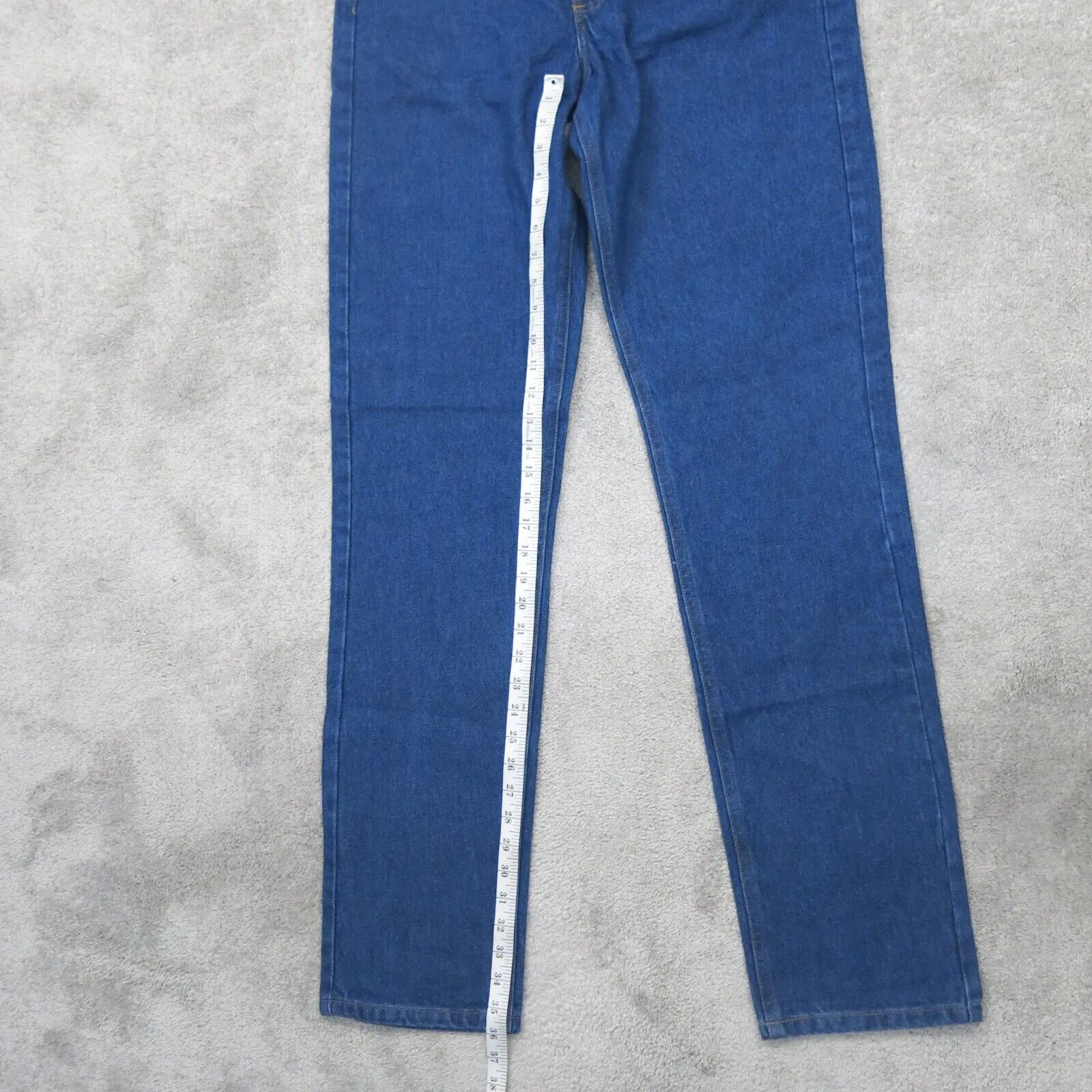 Carhartt Mens Stretch Tapered Leg Denim Jeans High Rise Blue Size 33X36 NWT