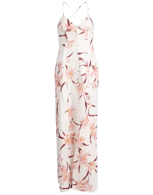 Corsage Orchid Slip Dress