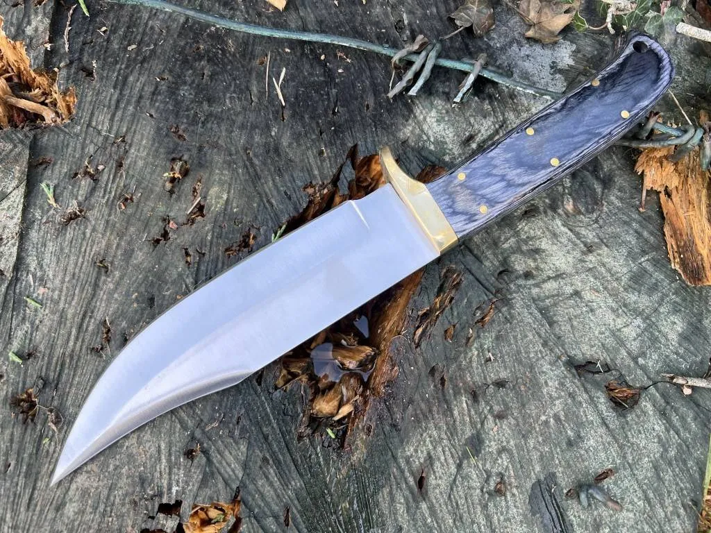 Custom Handmade Hunting Knife - Bowie Knife - Ball Bearing Steel