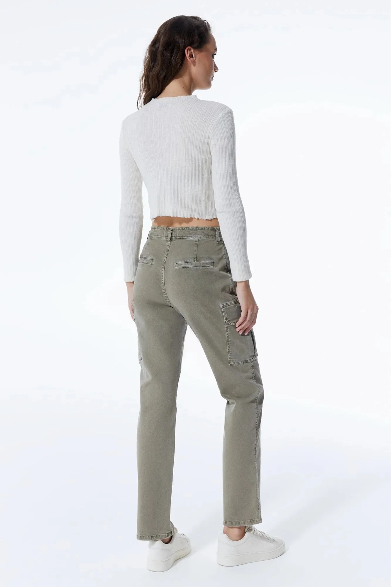 Daphne - Cargo Pant -Khaki - L30