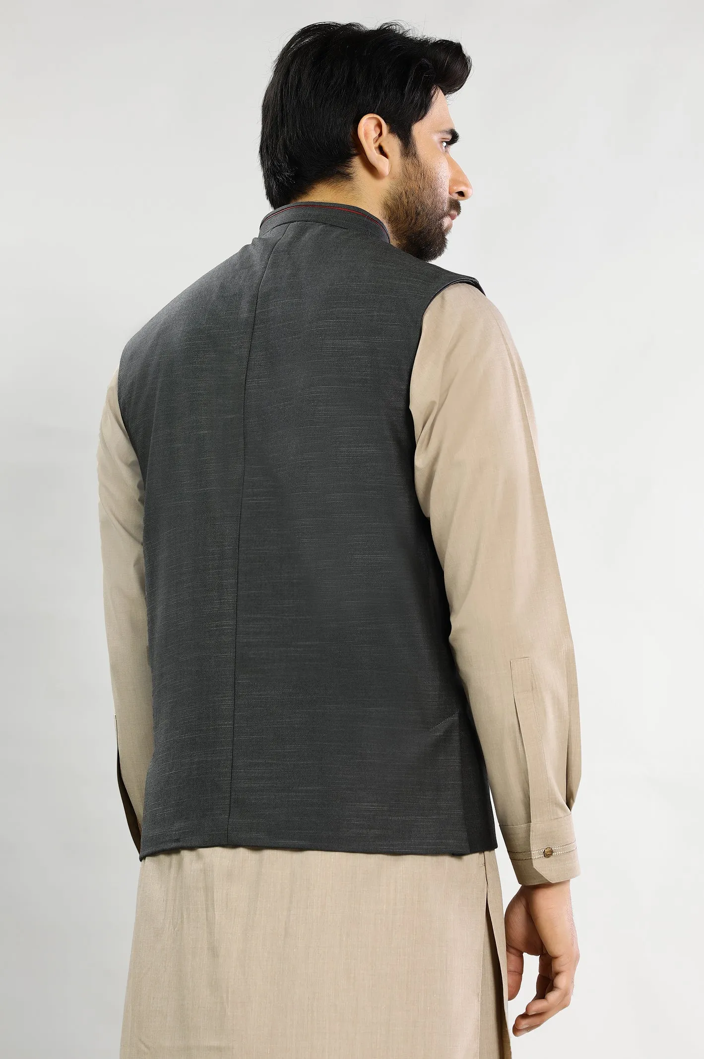 Dark Grey Premium Waistcoat