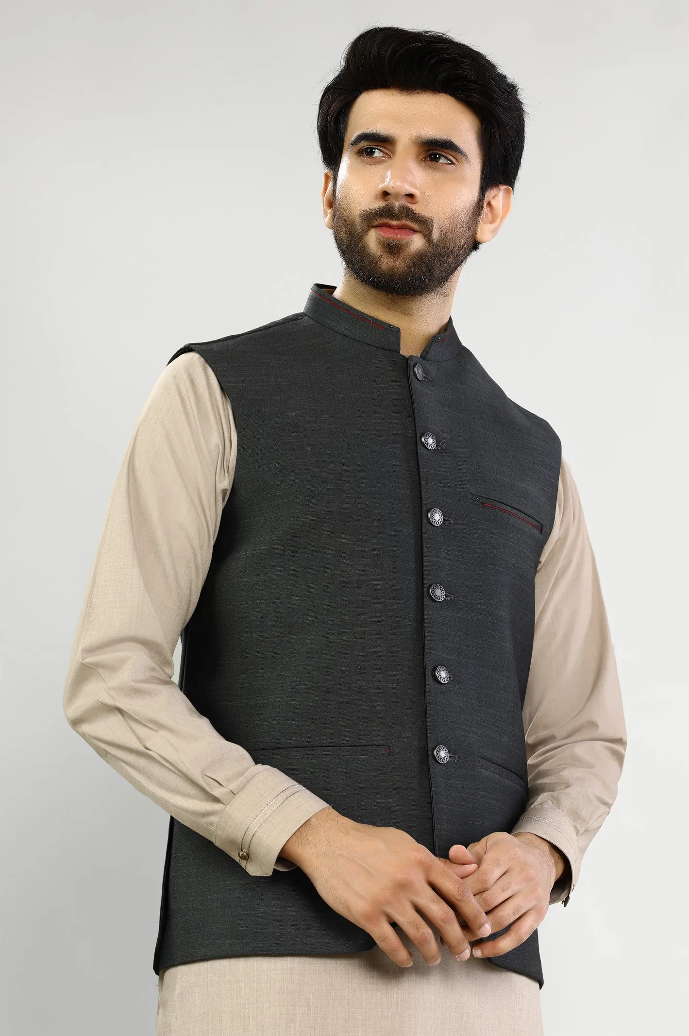 Dark Grey Premium Waistcoat