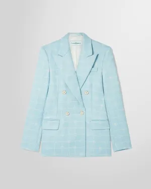 Double Breasted Jacquard Jacket