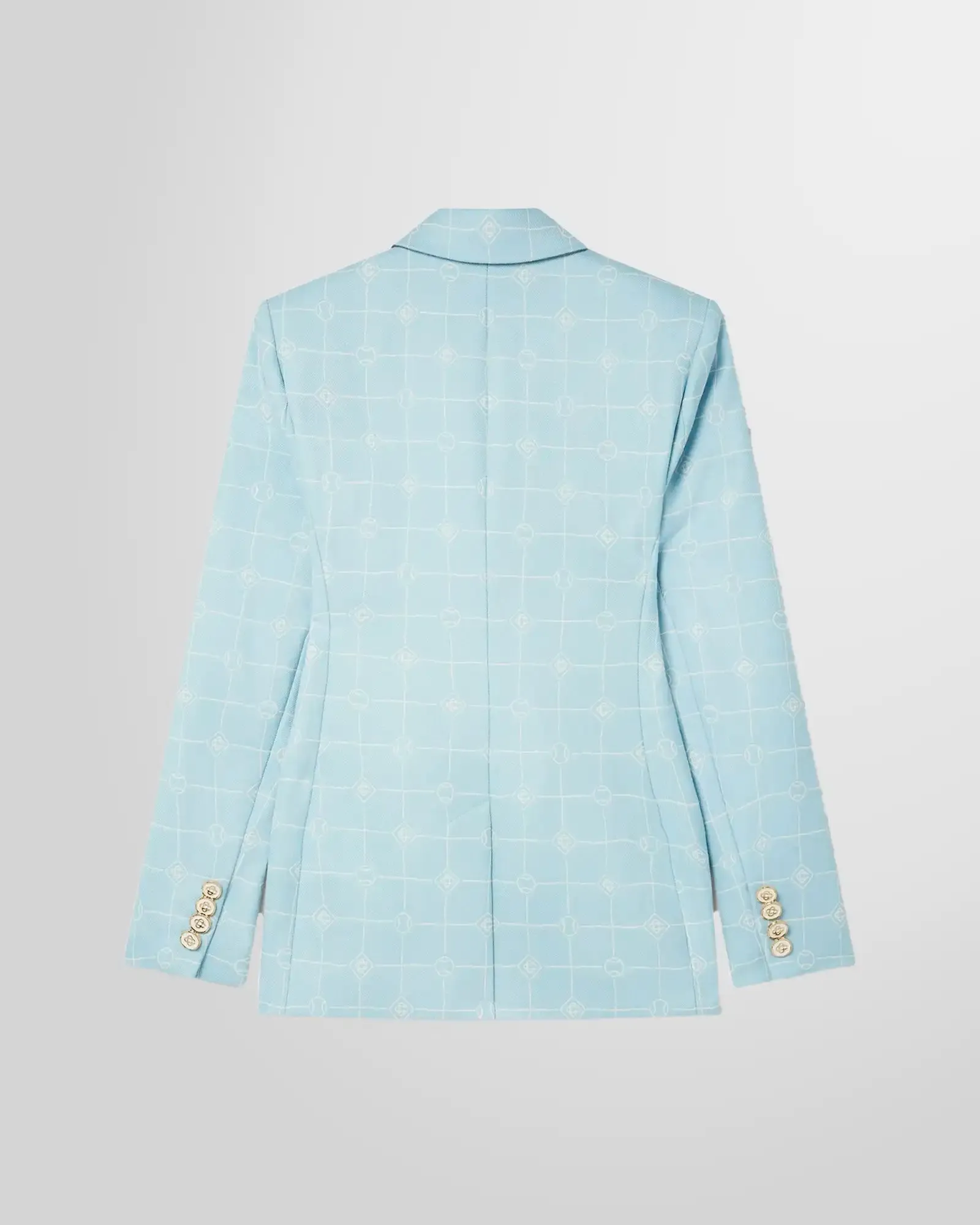 Double Breasted Jacquard Jacket
