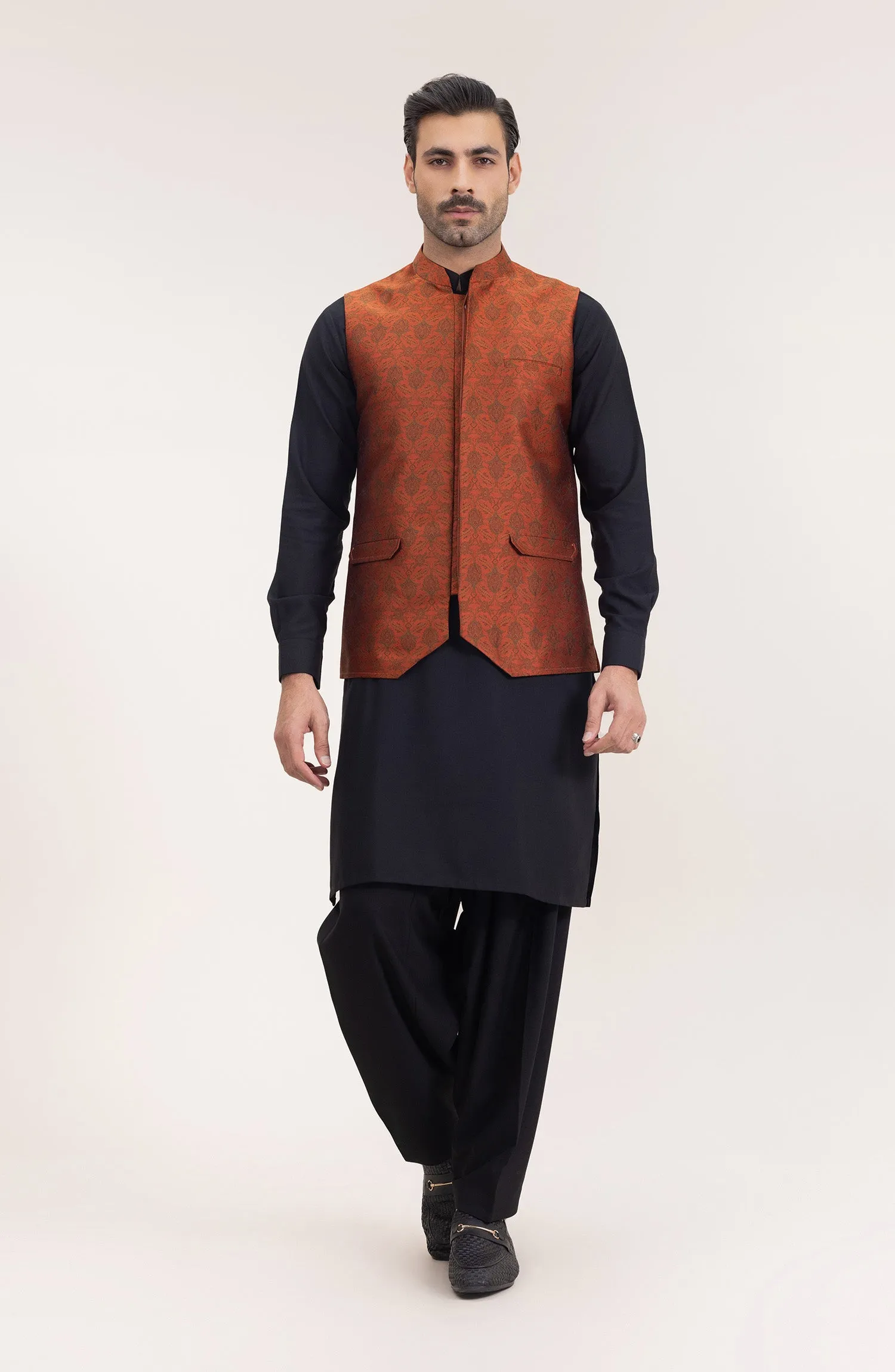 Fancy Waistcoat - Rust