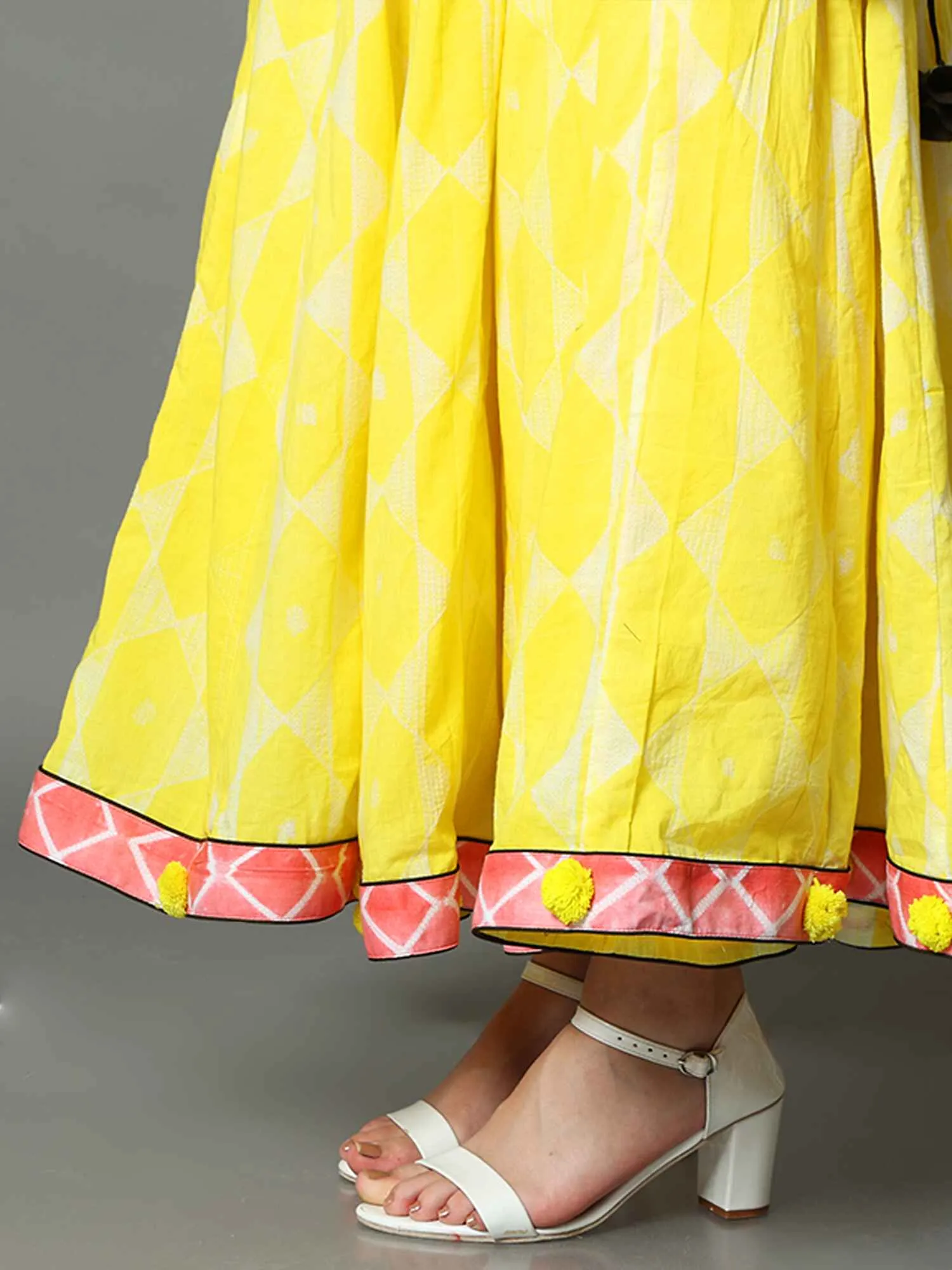 Flared Shibori Kali Skirt