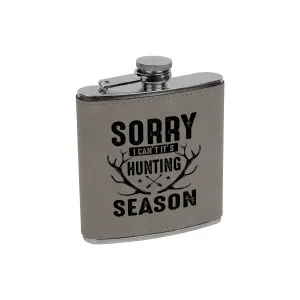 flask for men, hunting gifts, leather flask, funny hunting gift