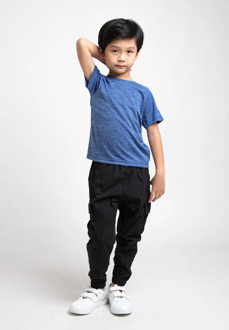 Forest Kids Unisex Cargo Long Pants Kids Girl Boy Jogger Pants Kids l Seluar Panjang Budak Lelaki - FK10021