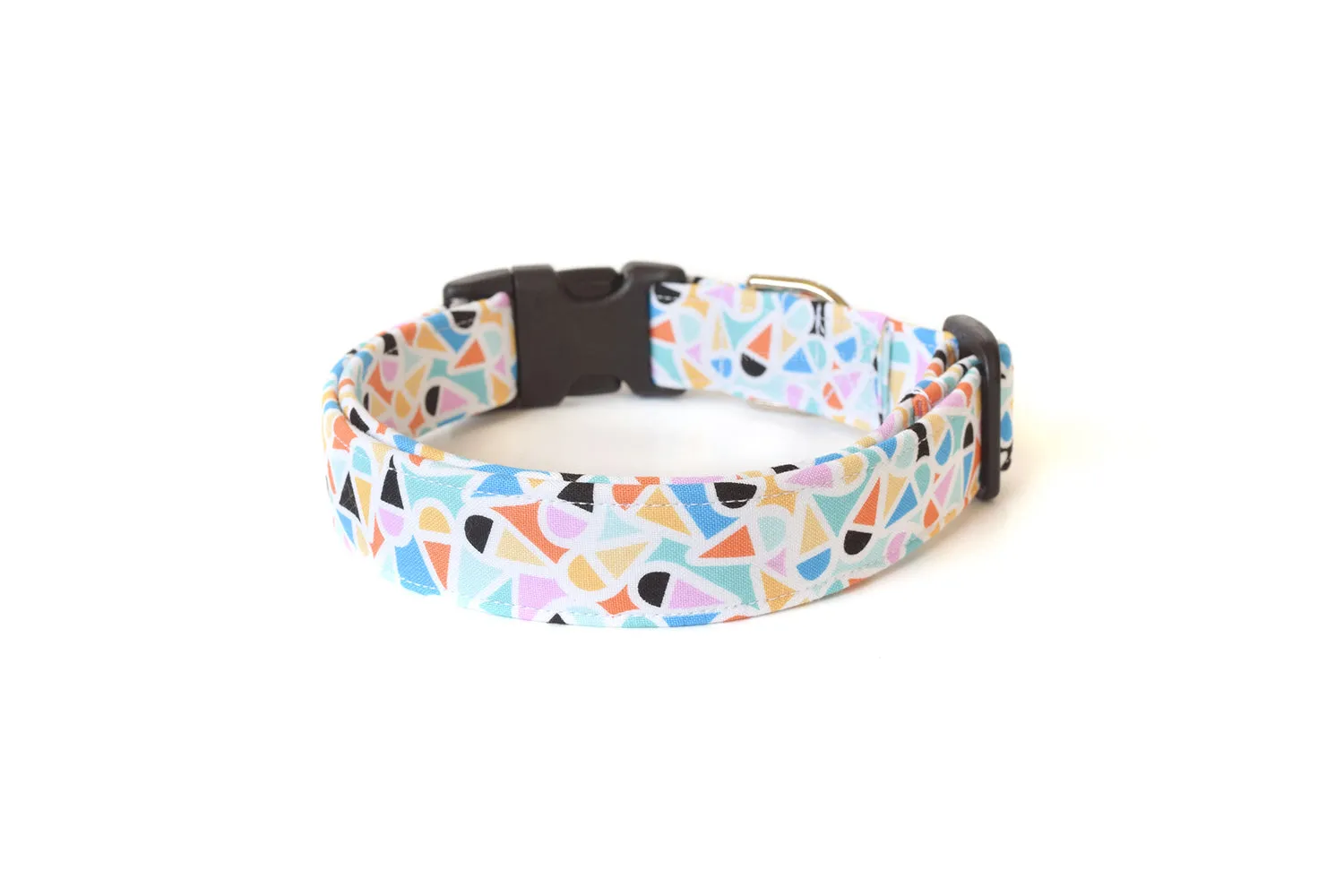 Geometric Ice Cream Cones Dog Collar