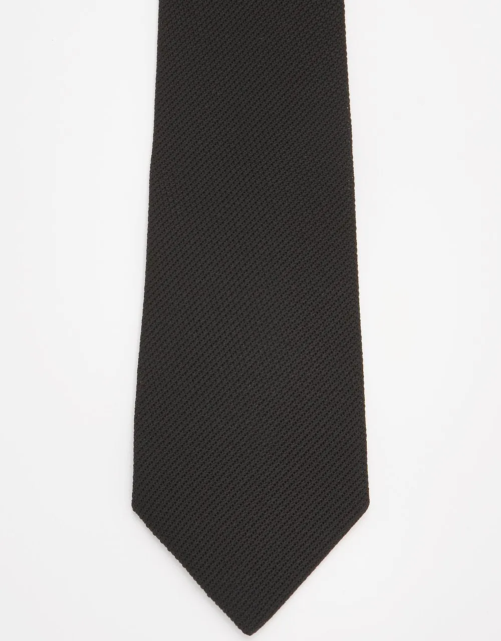 GRENADINE TIE - BLACK