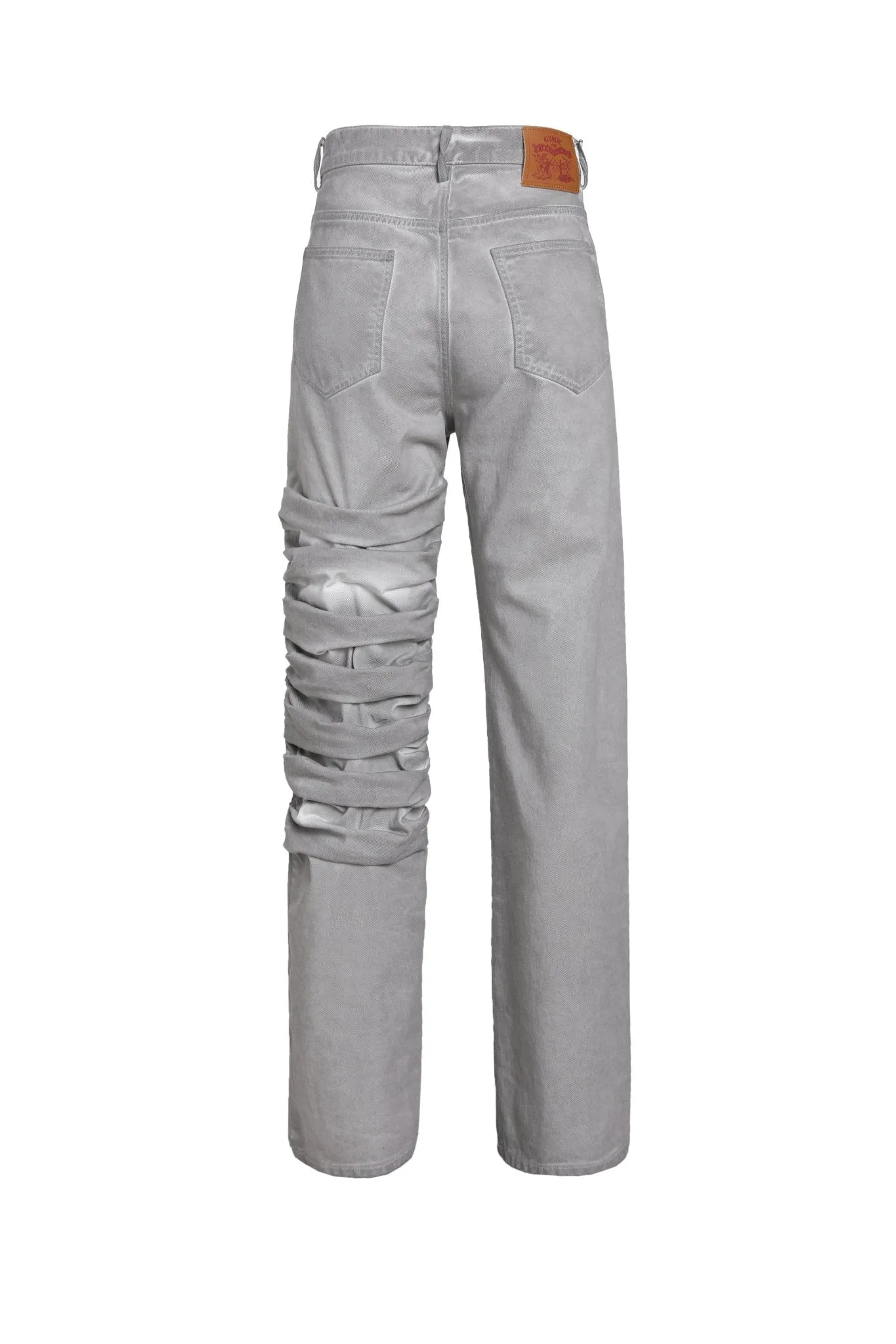 Half Plaster Denim White With Dirty