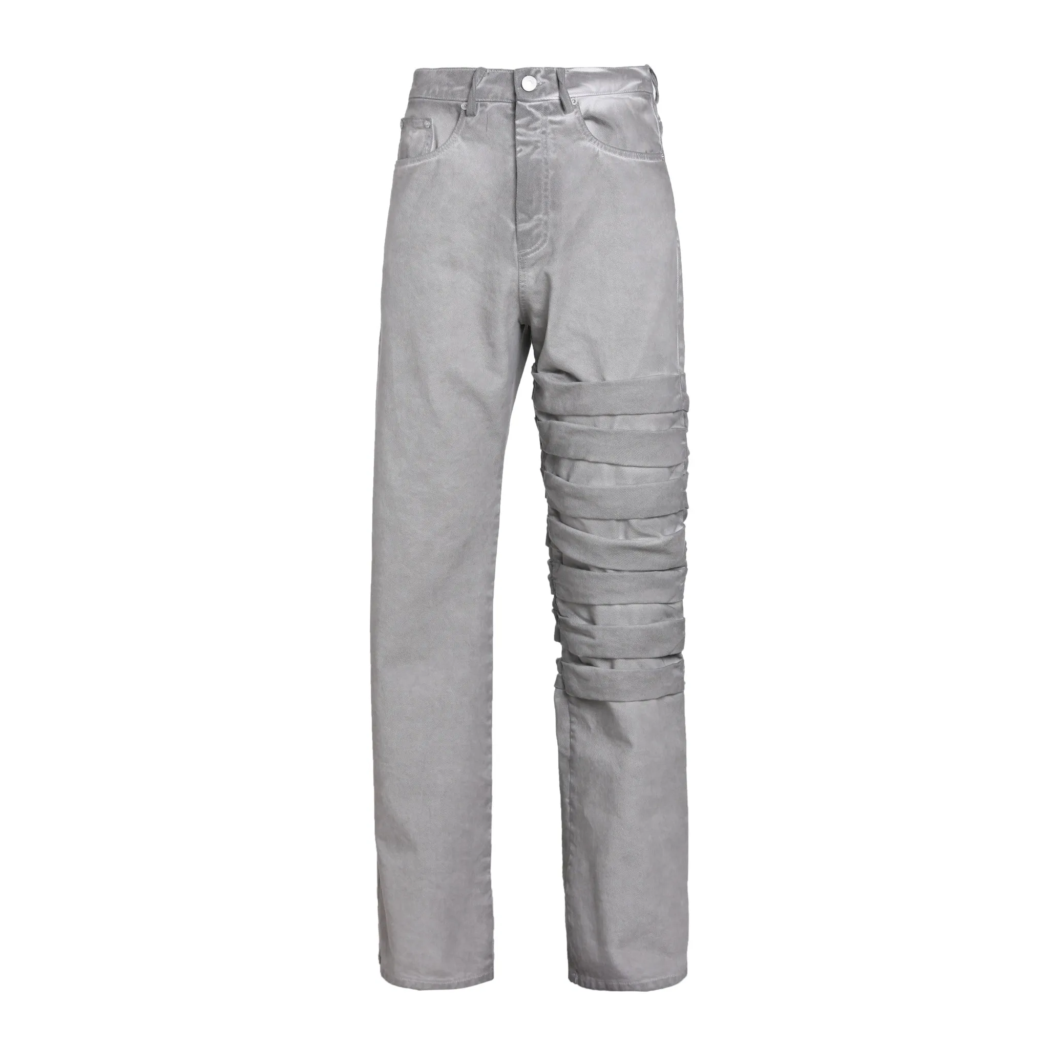 Half Plaster Denim White With Dirty