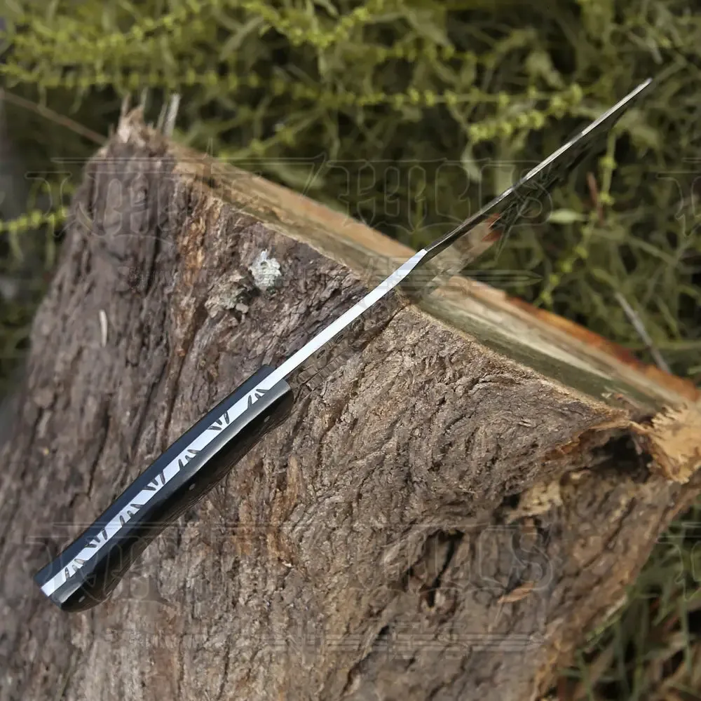 Handmade Forged Stainless Steel Survival Hunting Bushcraft Kukri Knife EDC 15” With Micarta Handle