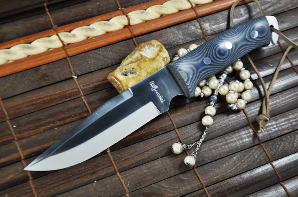 Handmade Hunting Knife with Micarta Handle