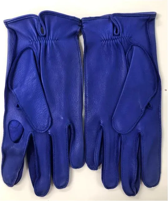 Hunting Gloves-Cobalt Leather