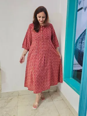 Inaya Cotton Yoke Dress