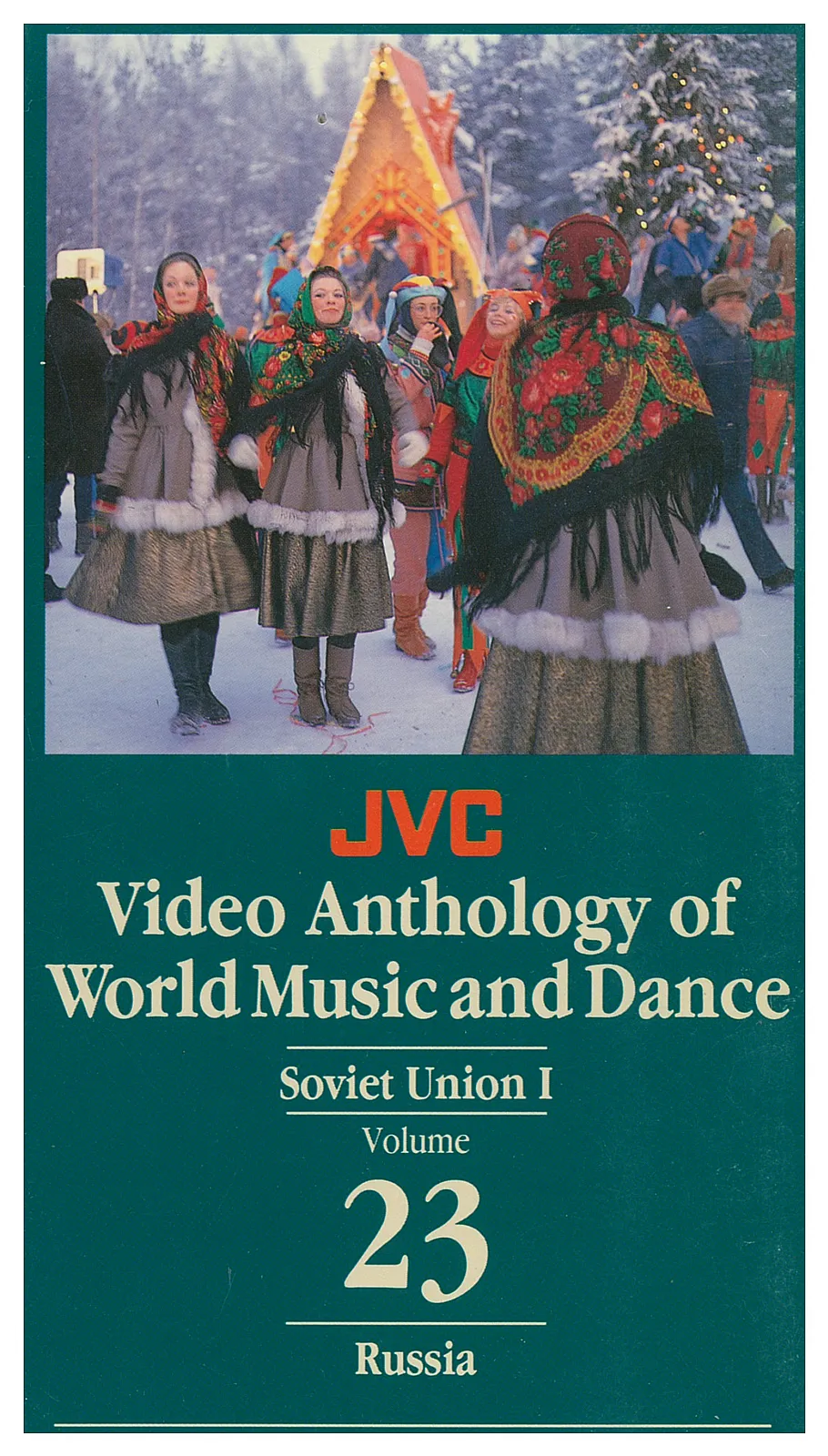JVC Soviet Union Music and Dance Regional Set -- 4 DVDs and 1 CD-ROM with 9 printable, searchable and copy-permission books