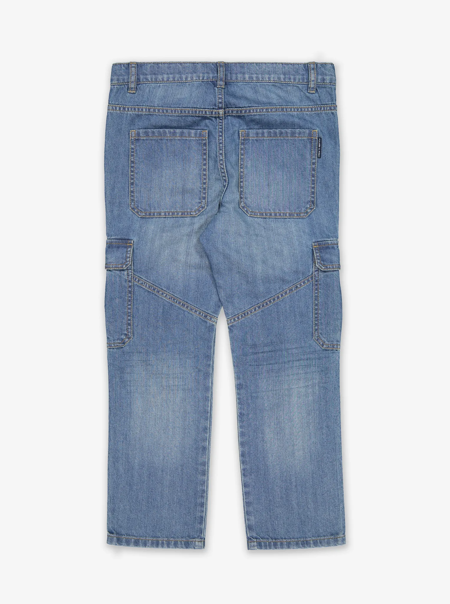 Kids Denim Cargo Trousers