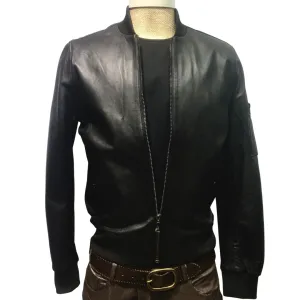 Leather BomberJacket
