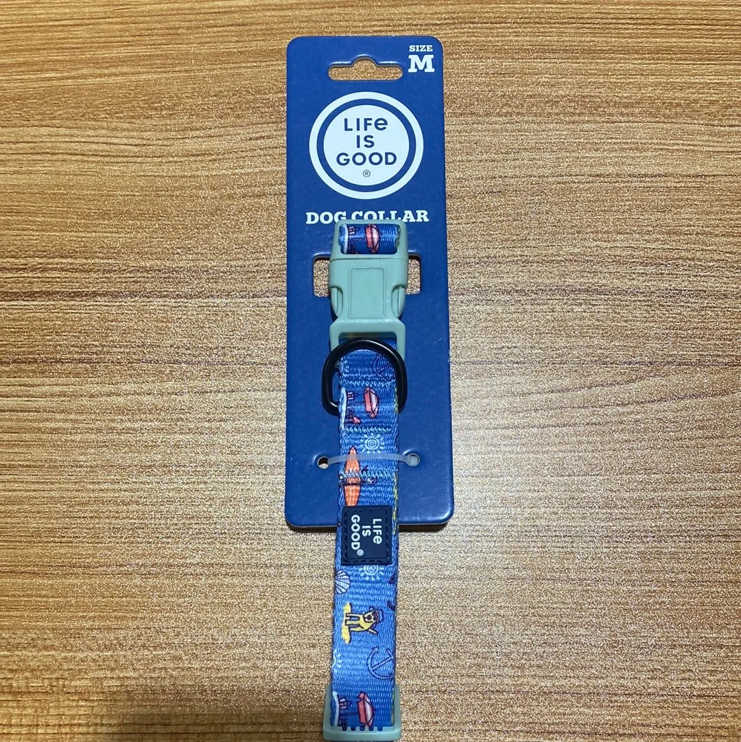 Life Is Good Dog Collar