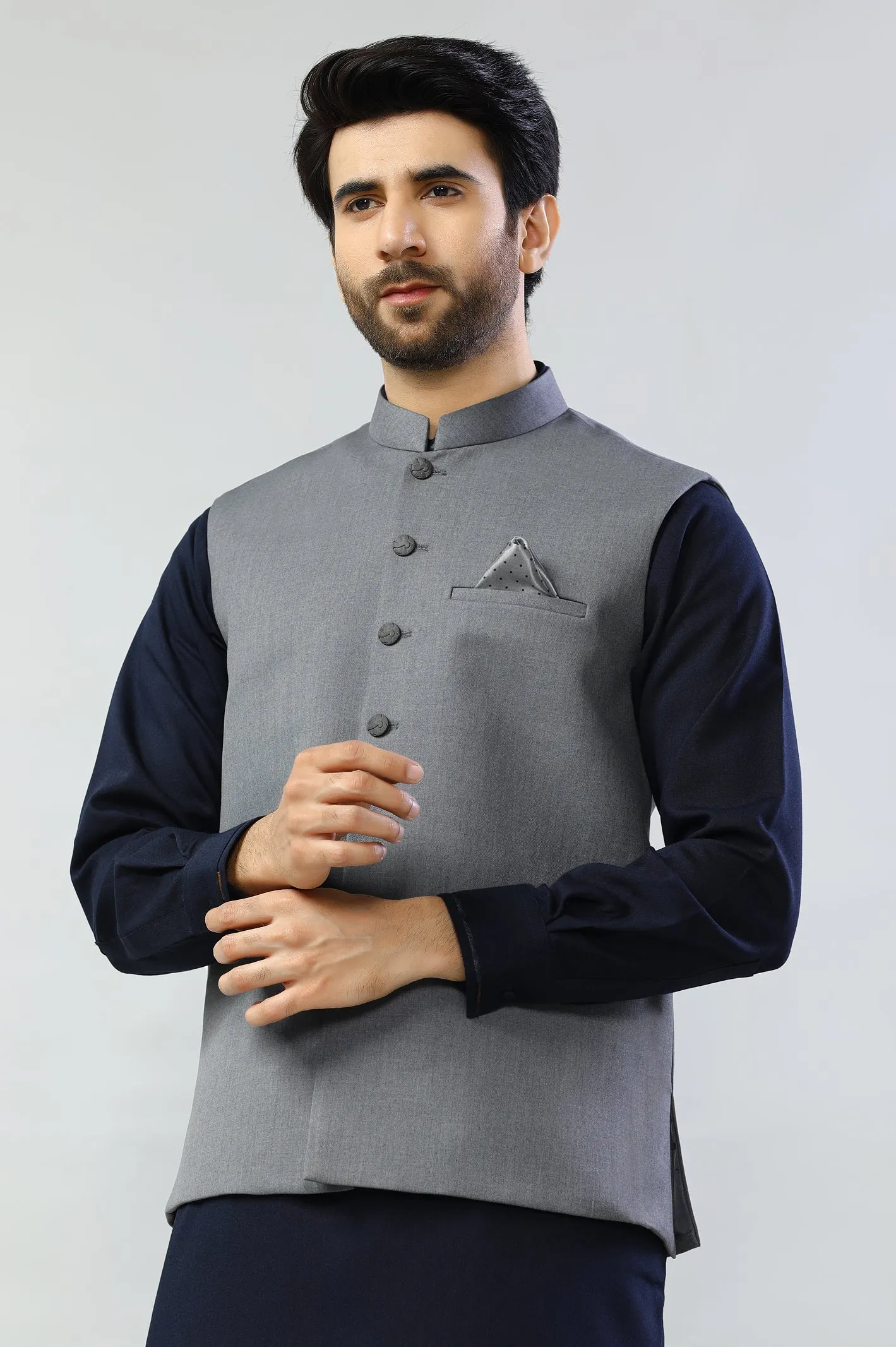 Light Grey Premium Waistcoat