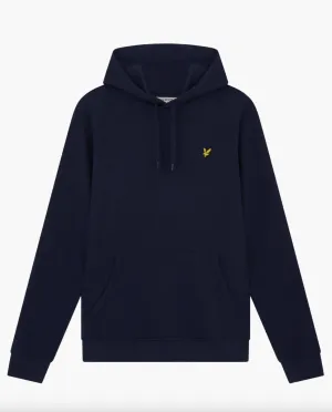Marineblå hettegenser pullover hoodie