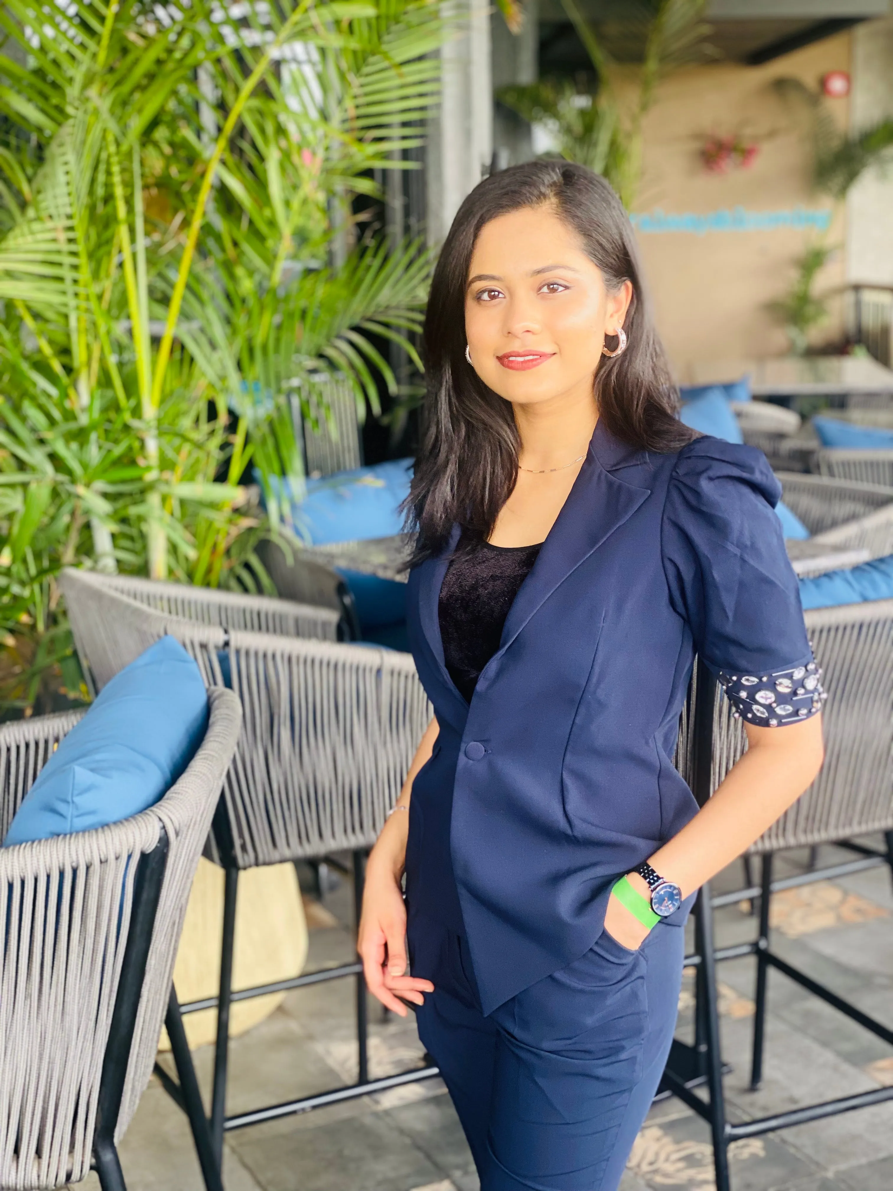 Navy Blue Co-Ord Set