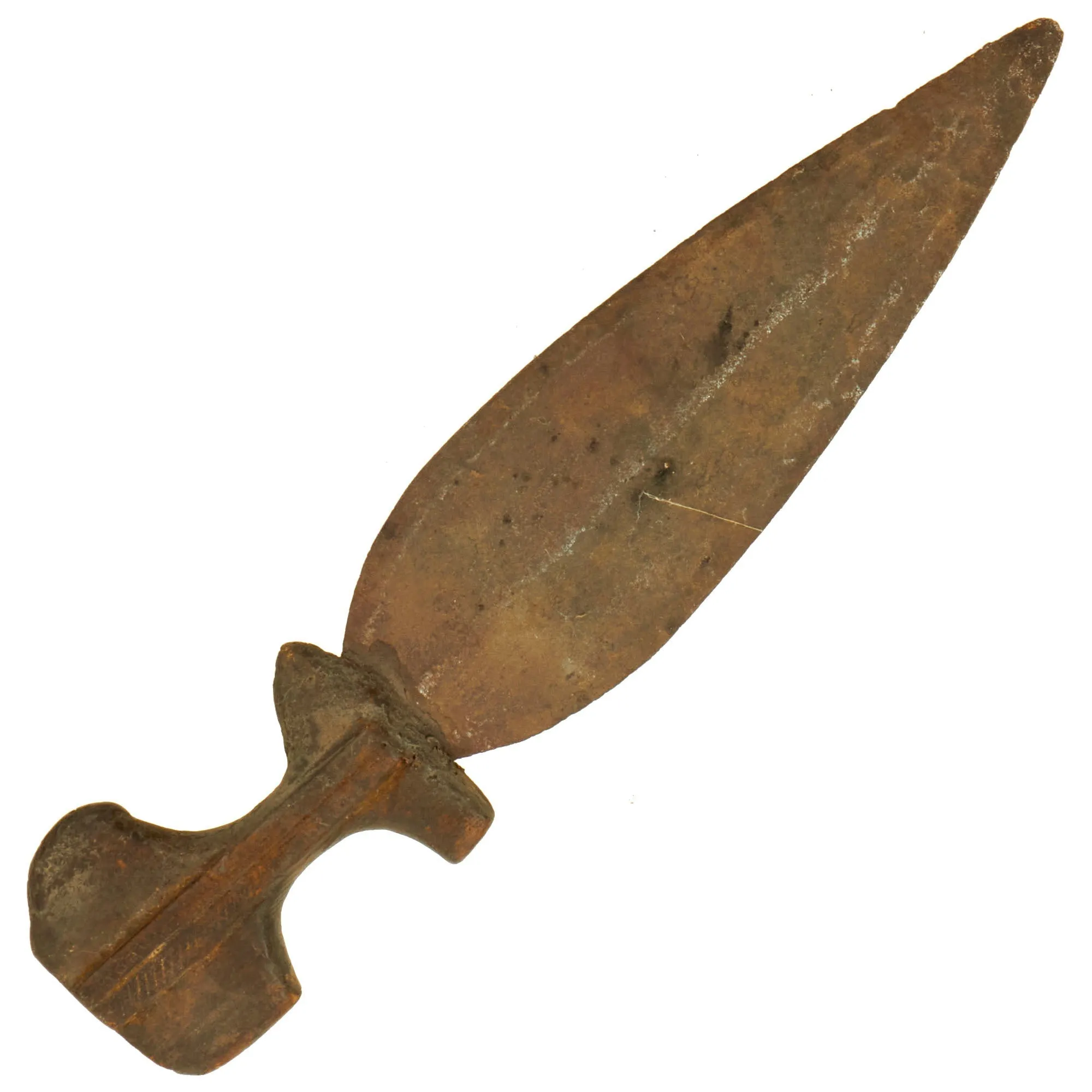 Original African 19th Century Set of Knives From Southern Congo Region - Ngbaka Throwing Knife and Tetela Knife