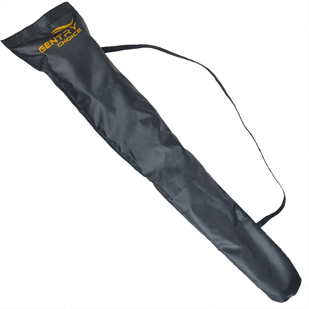 Outdoor Shooting Stick Adjustable Venator Leather Walking Seat Coffee Brown