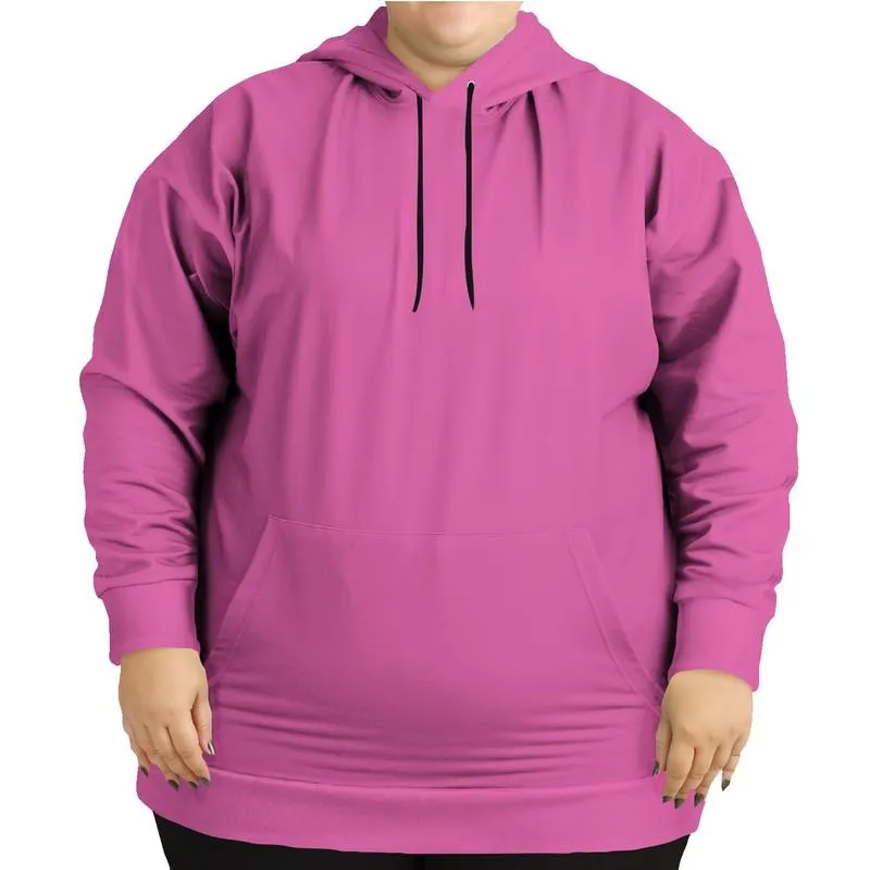 Pink Pullover Hoodie | Unisex | with PLUS sizes | C10M80Y0K0