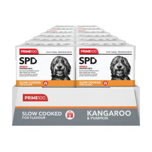 Prime 100 Slow Cooked Kangaroo and Pumpkin Dog Food 354g x12