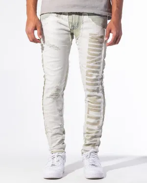 "RESISTANCE" DENIM (LIGHT WASH/CANVAS)