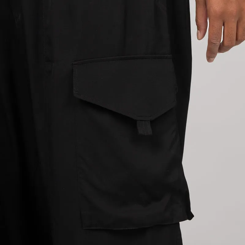 Rayon Twill Pant - Black