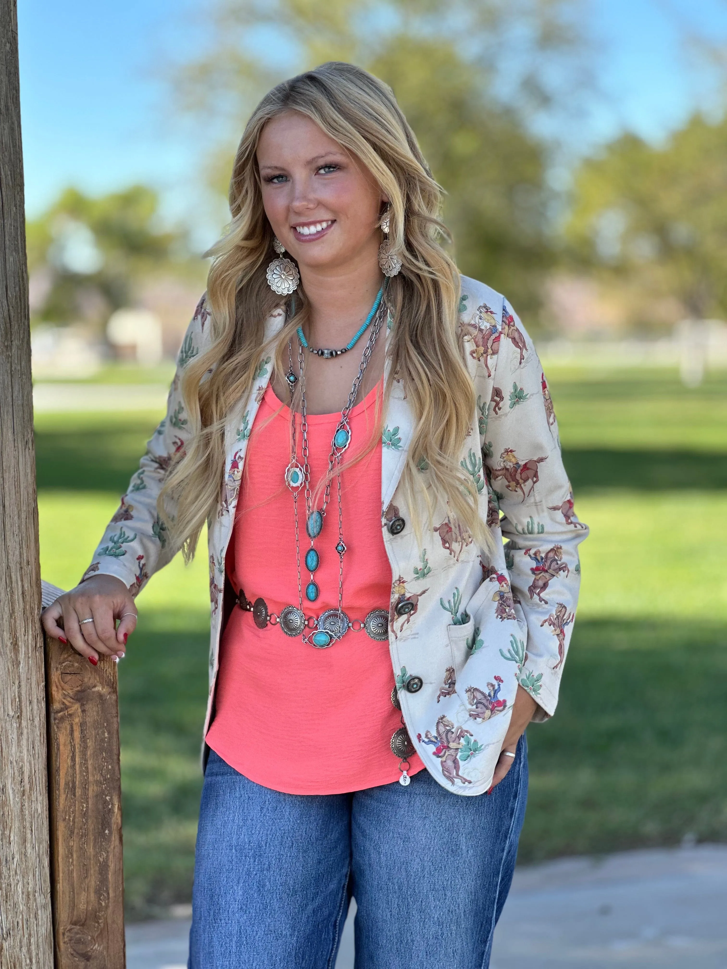 The Cowboy Town Retro Cowboy Blazer