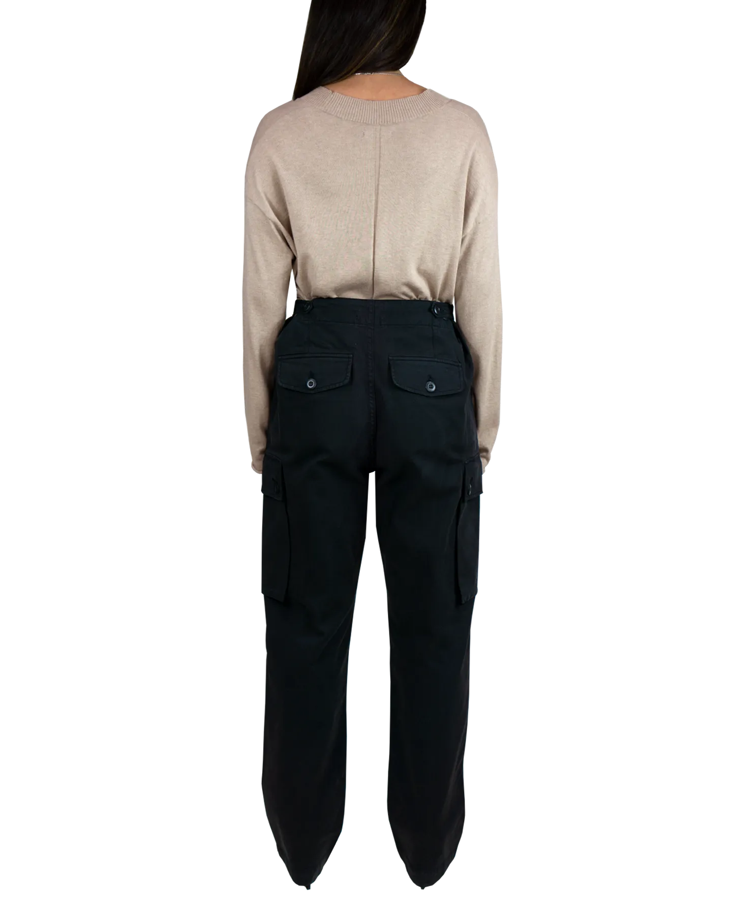 Women's Cargo Pant in Black